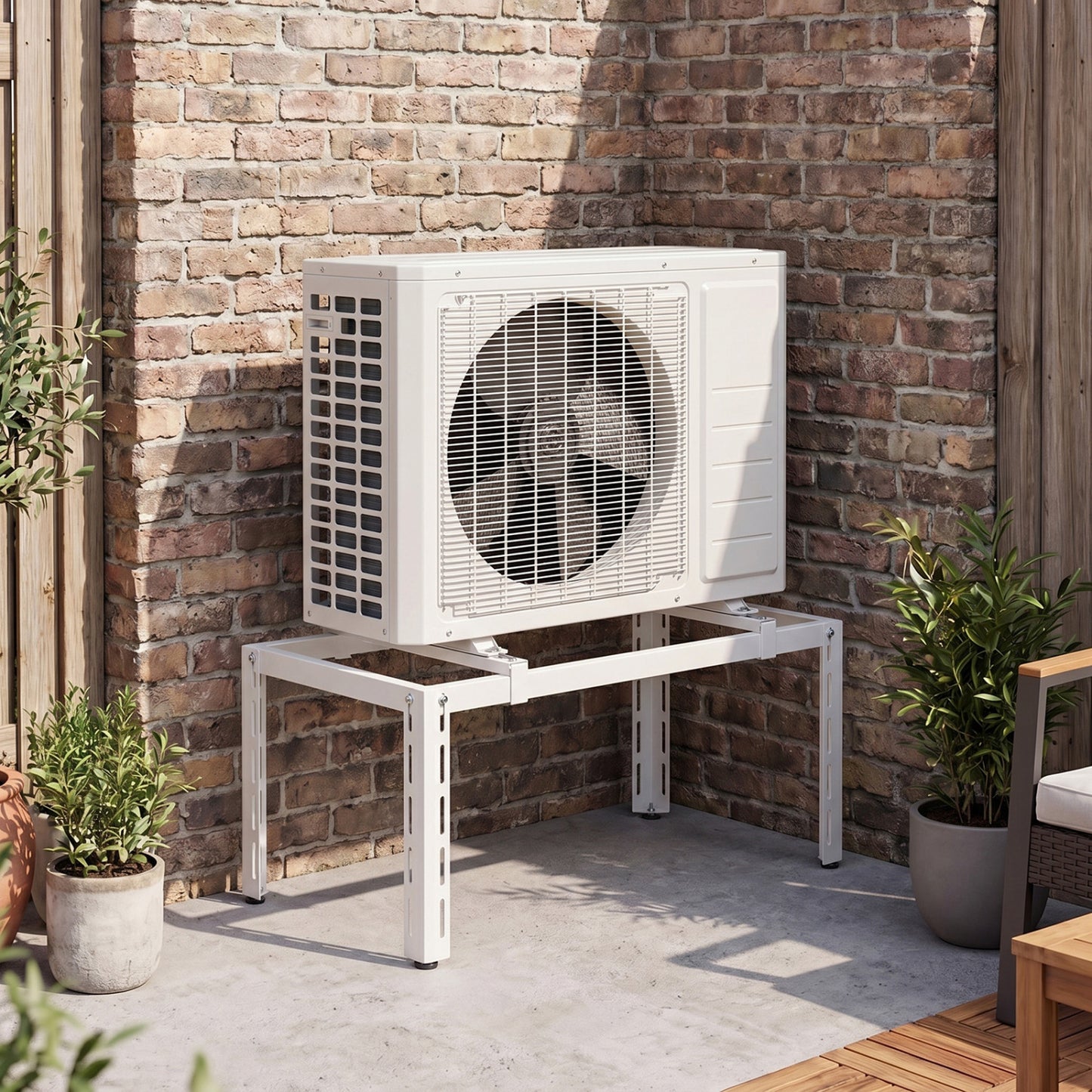 Heavy-Duty AC Base for 9000-36000 BTU, White Mini Split AC Parts & Accessories at Gallery Canada