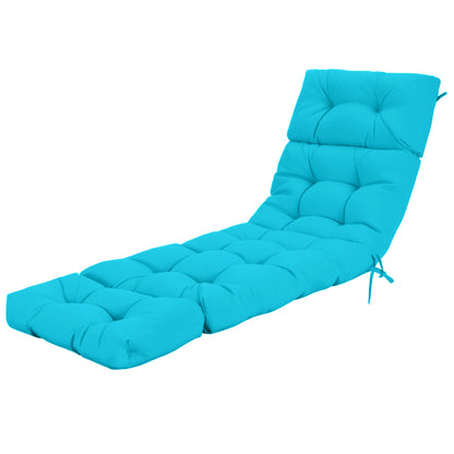 Outdoor Chaise Cushion With String Ties, Green Outdoor Chaise Lounges at Gallery Canada