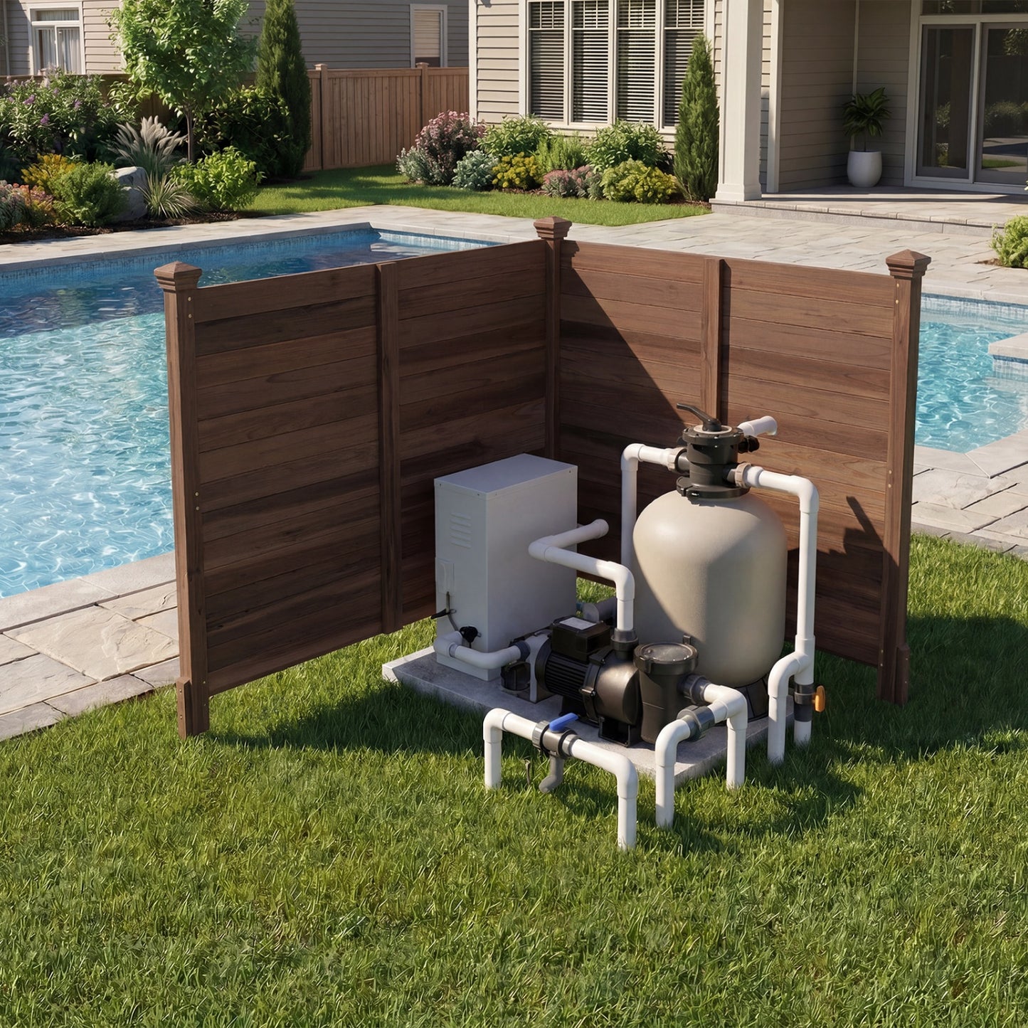 Outdoor Privacy Air Conditioner Fence Decorative Fencing & Flooring at Gallery Canada