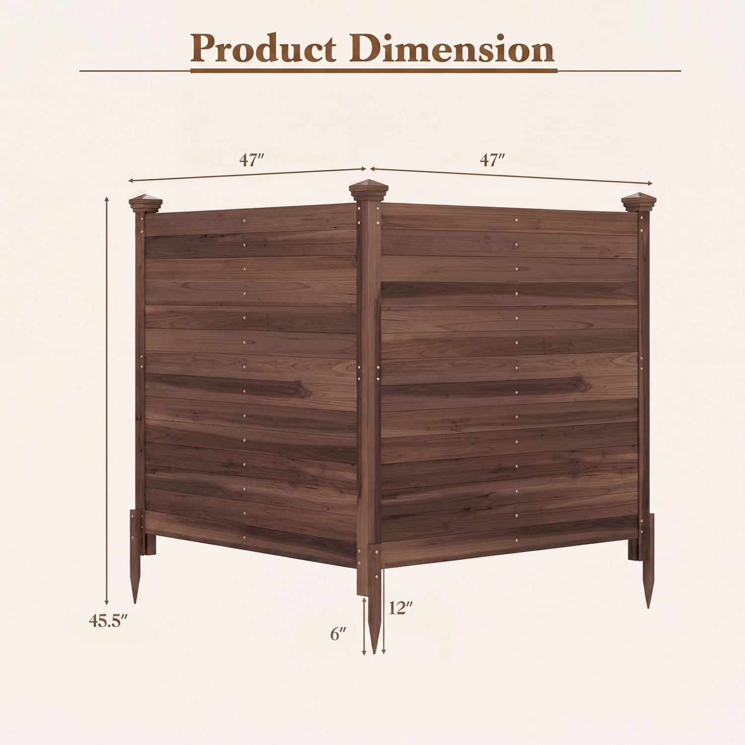 Outdoor Privacy Air Conditioner Fence Decorative Fencing & Flooring at Gallery Canada