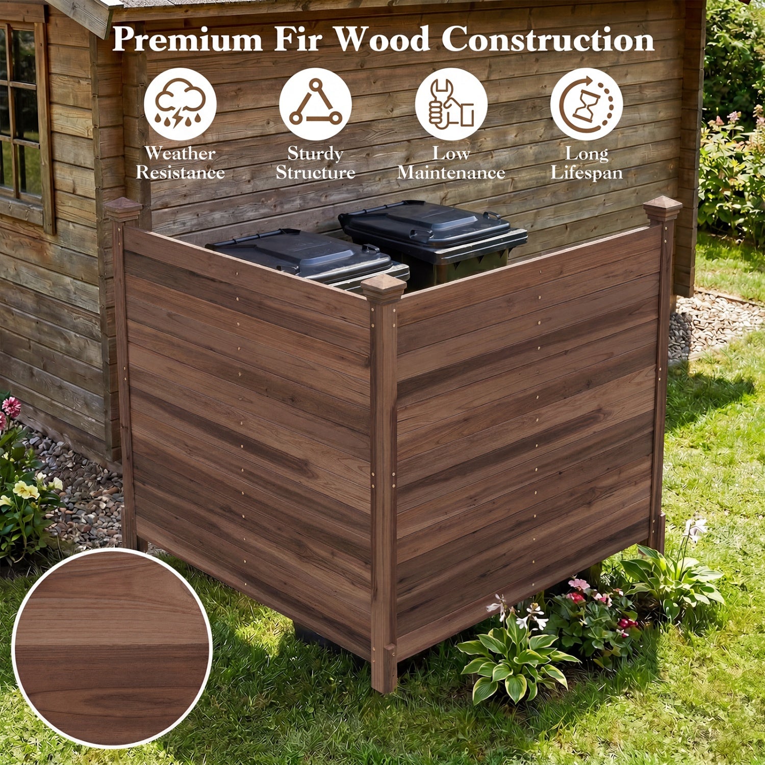 Outdoor Privacy Air Conditioner Fence Decorative Fencing & Flooring at Gallery Canada