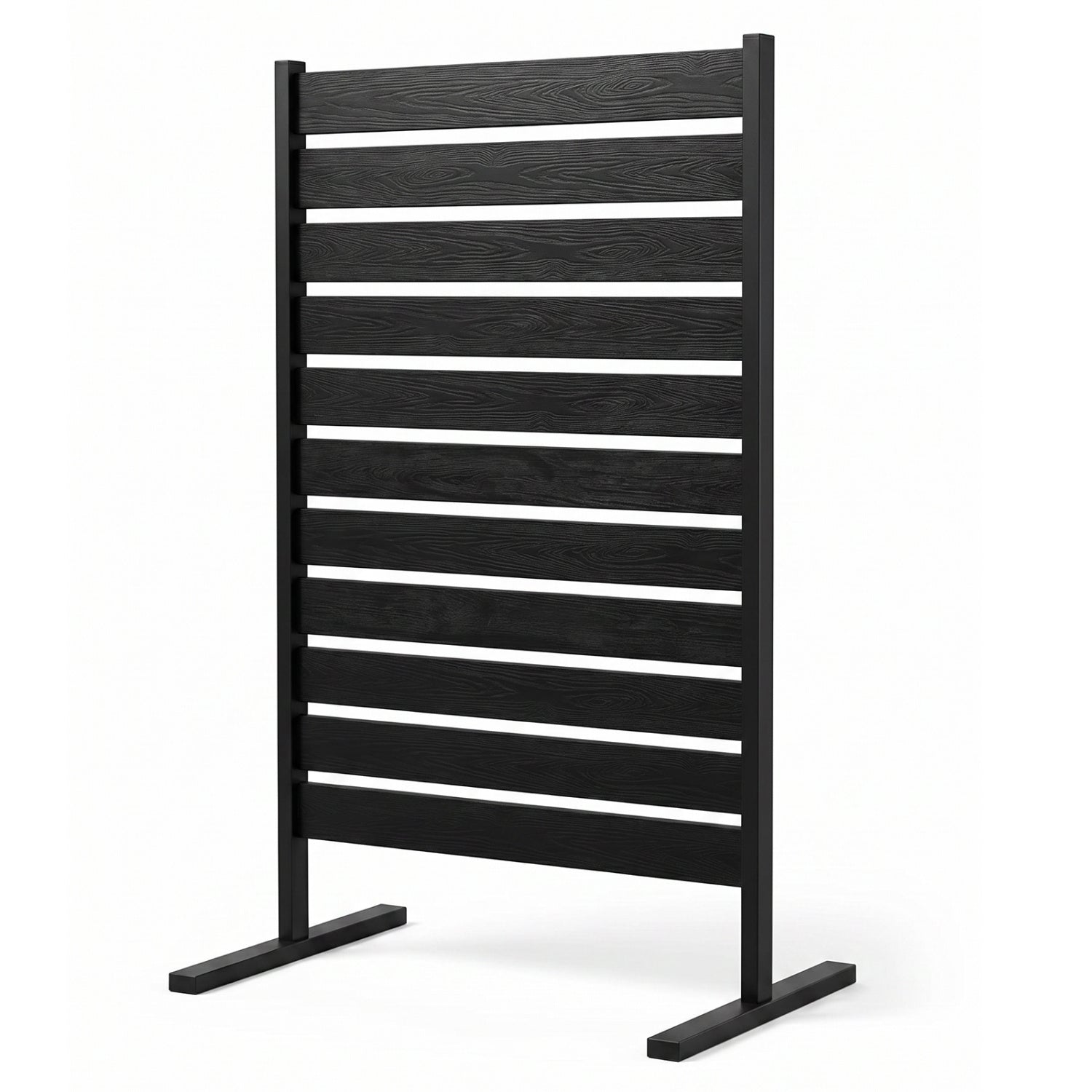 Outdoor Privacy Screen Fence for Backyard Pool, Black Decorative Fencing & Flooring Black at Gallery Canada