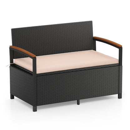 Outdoor Storage Bench Deck Box, Beige Sheds & Outdoor Storage at Gallery Canada