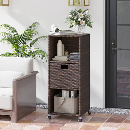 Outdoor Storage Cabinet With Drawer, 3 Shelves, Backyard Sheds & Outdoor Storage at Gallery Canada