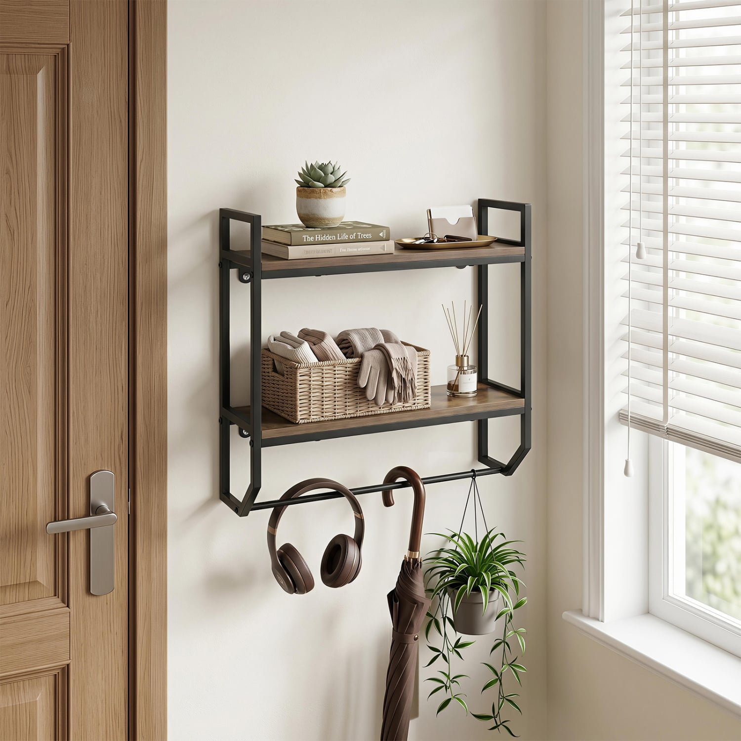 Over The Toilet Shelf Wall Mounted, Metal Frame, Gray Towel Racks at Gallery Canada