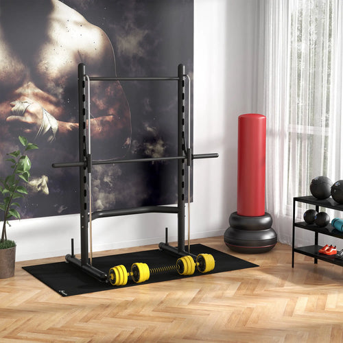 Adjustable Dumbbell Barbell Set 55lbs, Strength Training, Home Gym