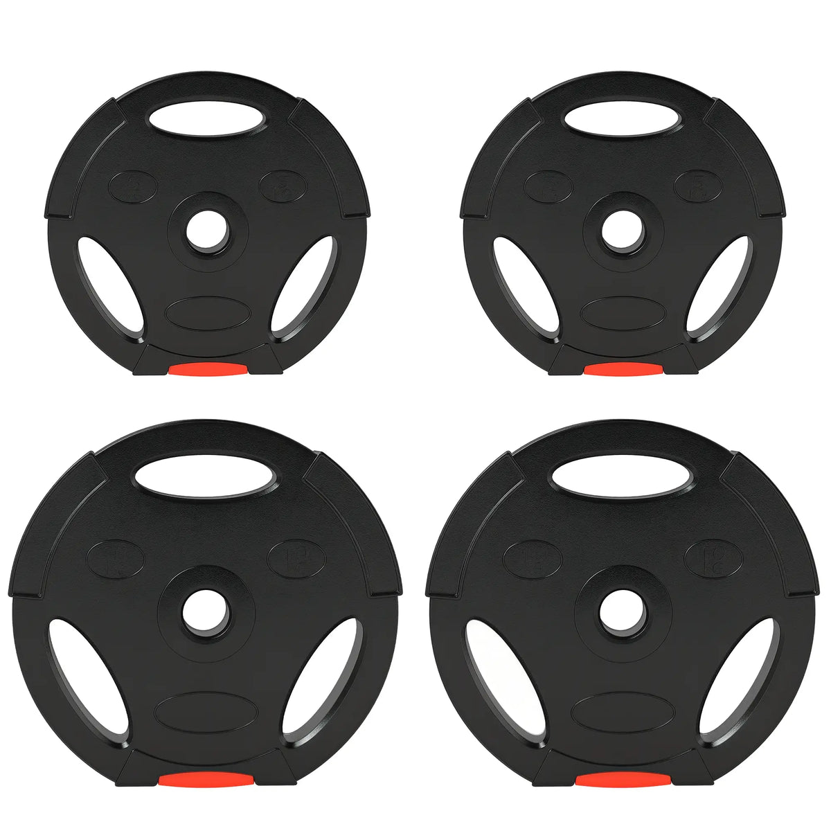1-Inch Weight Plates, Barbell Weights Set, 2 x 22lbs + 2 x 11lbs Dumbbells & Barbells at Gallery Canada