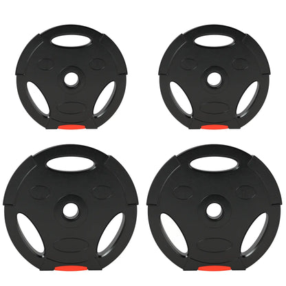 1-Inch Weight Plates, Barbell Weights Set, 2 x 22lbs + 2 x 11lbs Dumbbells & Barbells at Gallery Canada
