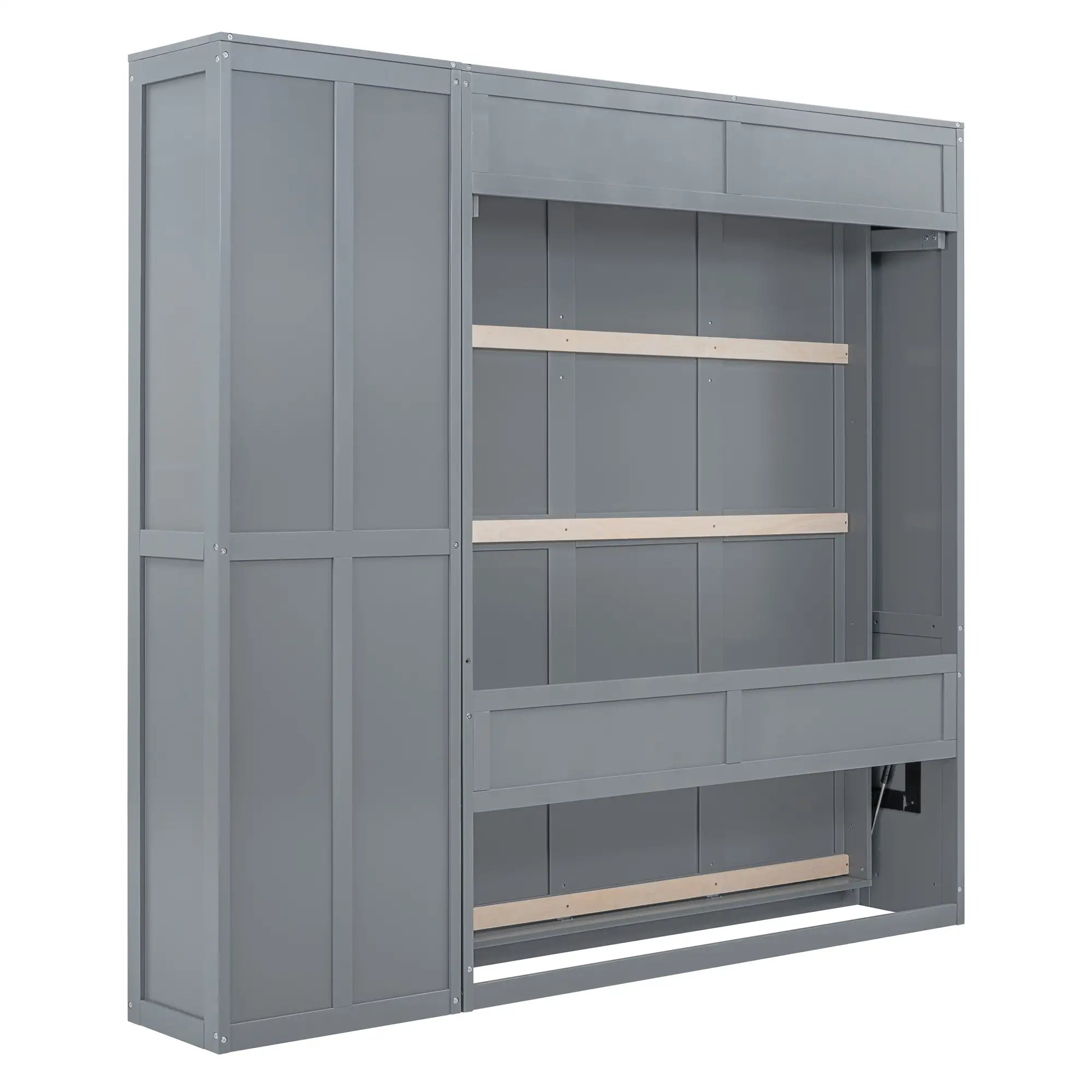 Murphy Bed with Storage, Dual Piston, Space-Saving, 94