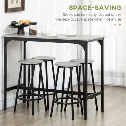 5-Piece Counter Height Bar Table Set, Dining Table for 4 Bar Sets at Gallery Canada