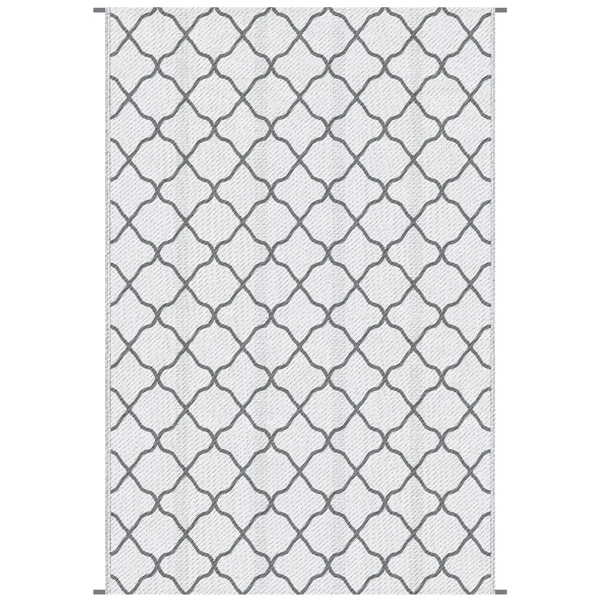 Waterproof Outdoor Rug, 6' x 9', Reversible Mat, Grey & White Outdoor Reversible Rugs Options at Gallery Canada
