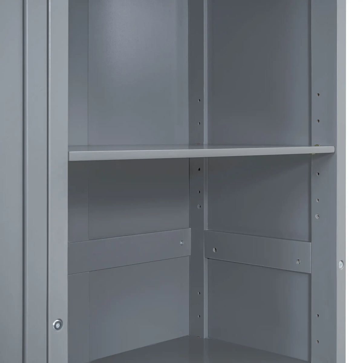 Murphy Bed with Storage, Dual Piston, Space-Saving, 94" L x 16" W x 88.5" H, Grey Bed Frames at Gallery Canada