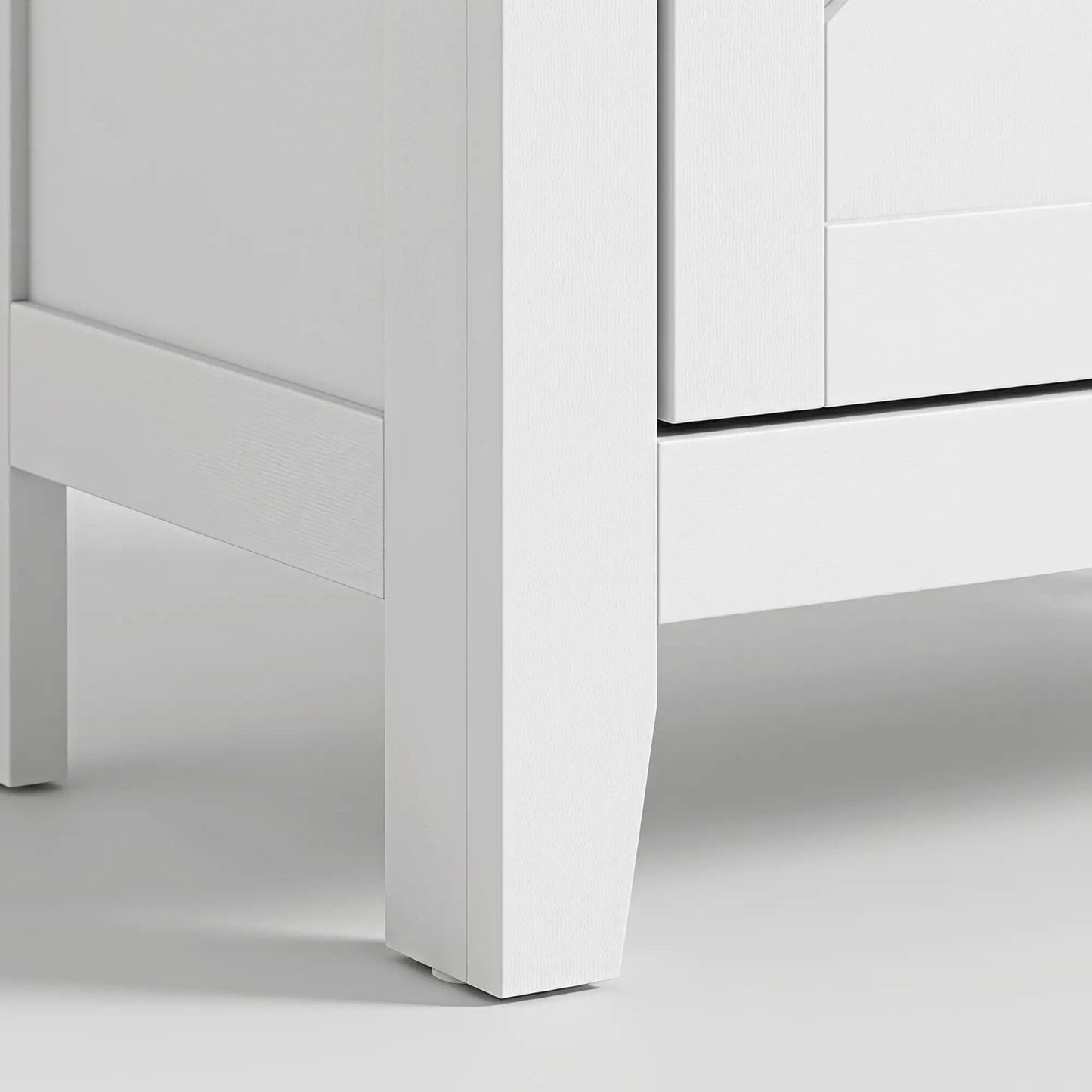 Farmhouse Bathroom Storage Cabinet with Barn Doors, White Freestanding Bathroom Cabinets at Gallery Canada