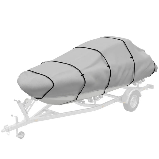 20-21 Ft Trailer Boat Cover, 3000mm Waterproof, Light Grey Water Sports & Boating Supplies Light Grey at Gallery Canada