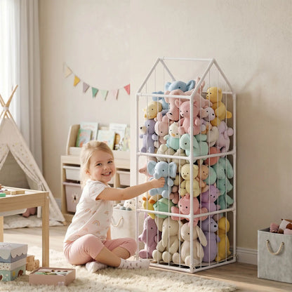 Stuffed Animal Storage Organizer, Waterproof Bottom, 47x47x132cm, no color Baby & Kids Storage at Gallery Canada