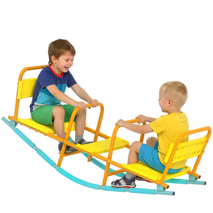 Metal Seesaw For Kids, 2 In 1 Rocking Teeter Totter, Playground Equipment Gym Sets & Swings at Gallery Canada