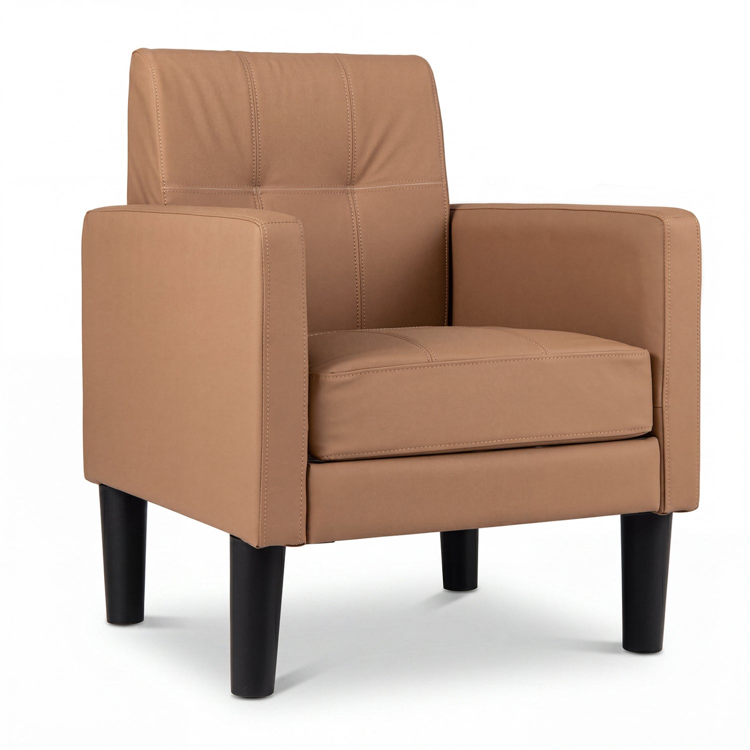 PU Leather Accent Chair, Brown Accent Chairs at Gallery Canada