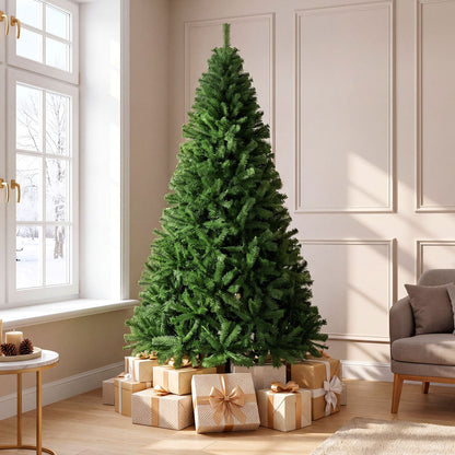 PVC Artificial Christmas Tree, Hinged, 7.5 ft, Green Christmas Tree at Gallery Canada