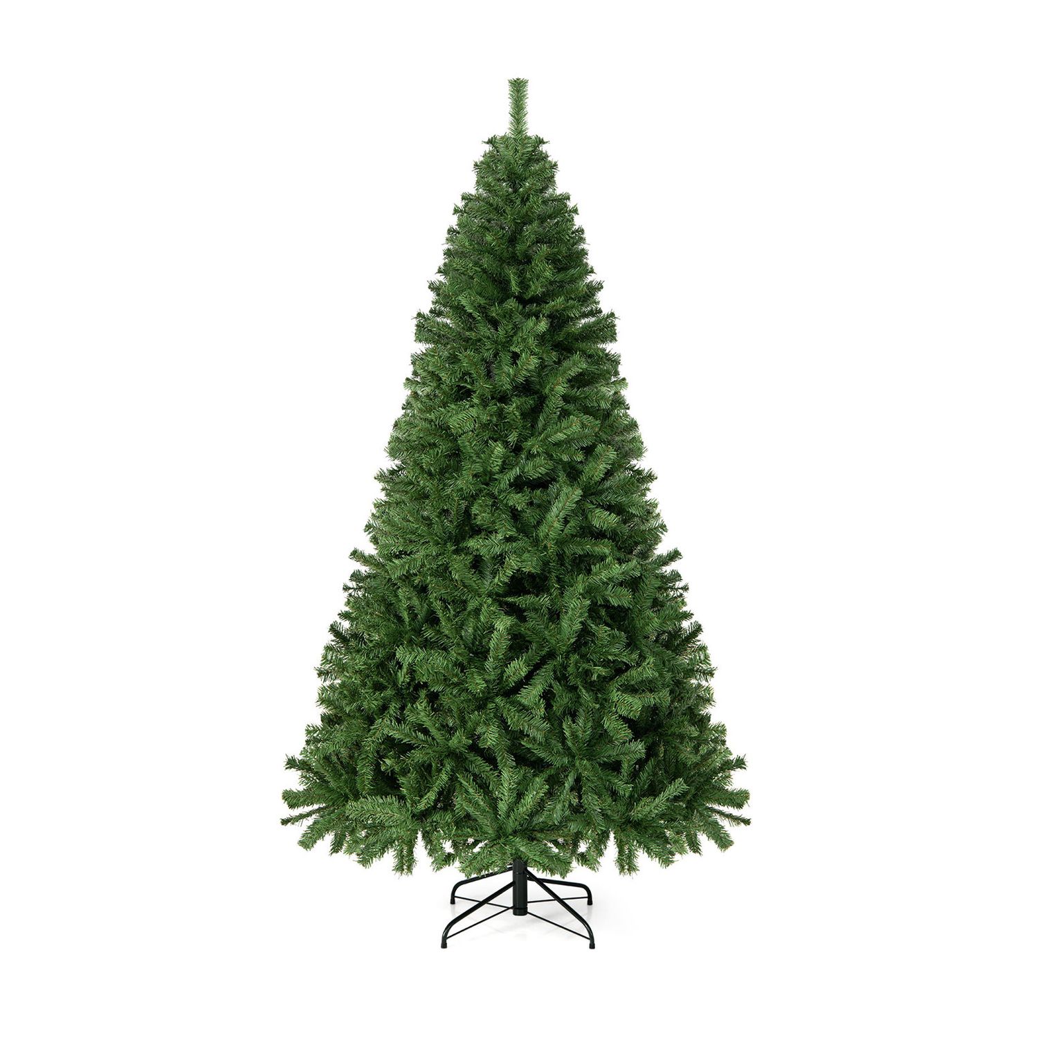 PVC Artificial Christmas Tree, Hinged, 7.5 ft, Green Christmas Tree Green at Gallery Canada