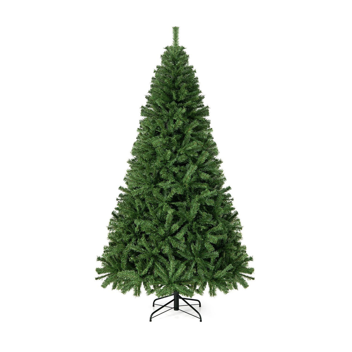 PVC Artificial Christmas Tree, Hinged, 7.5 ft, Green Christmas Tree Green at Gallery Canada