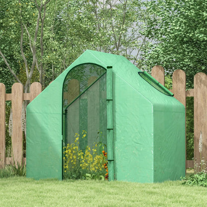 6 x 3.3 x 5.5ft Walk-in Greenhouse, Portable Mini for Plants, Steel Frame, PE Cover Walk In Greenhouses at Gallery Canada