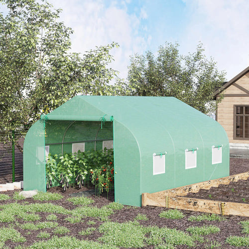 Walk-In Greenhouse, Portable Garden Plant Greenhouse, Premium Steel Frame