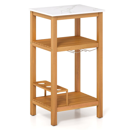 Acacia Wood Storage Cabinet, Patio Buffet Bar Table Outdoor & Patio Furniture Options at Gallery Canada