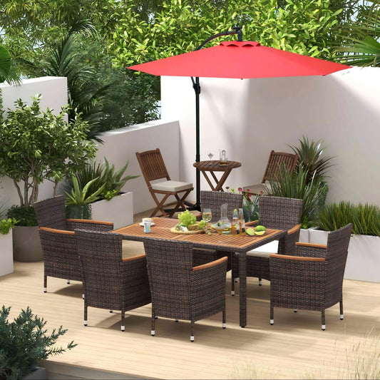 Patio Bundle: Outdoor Furniture Set+Patio Umbrella+Patio Swing+Bistro Set Outdoor & Patio Furniture Options at Gallery Canada
