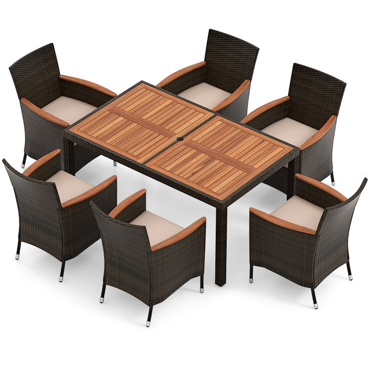 Patio Bundle: Outdoor Furniture Set+Patio Umbrella+Patio Swing+Bistro Set Outdoor & Patio Furniture Options at Gallery Canada