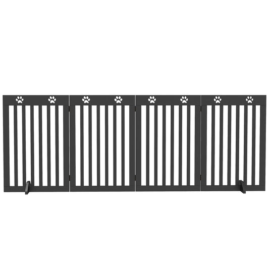 80 Extra Wide Pet Gate With Support Feet, Black Houses, Kennels & Pens Black at Gallery Canada