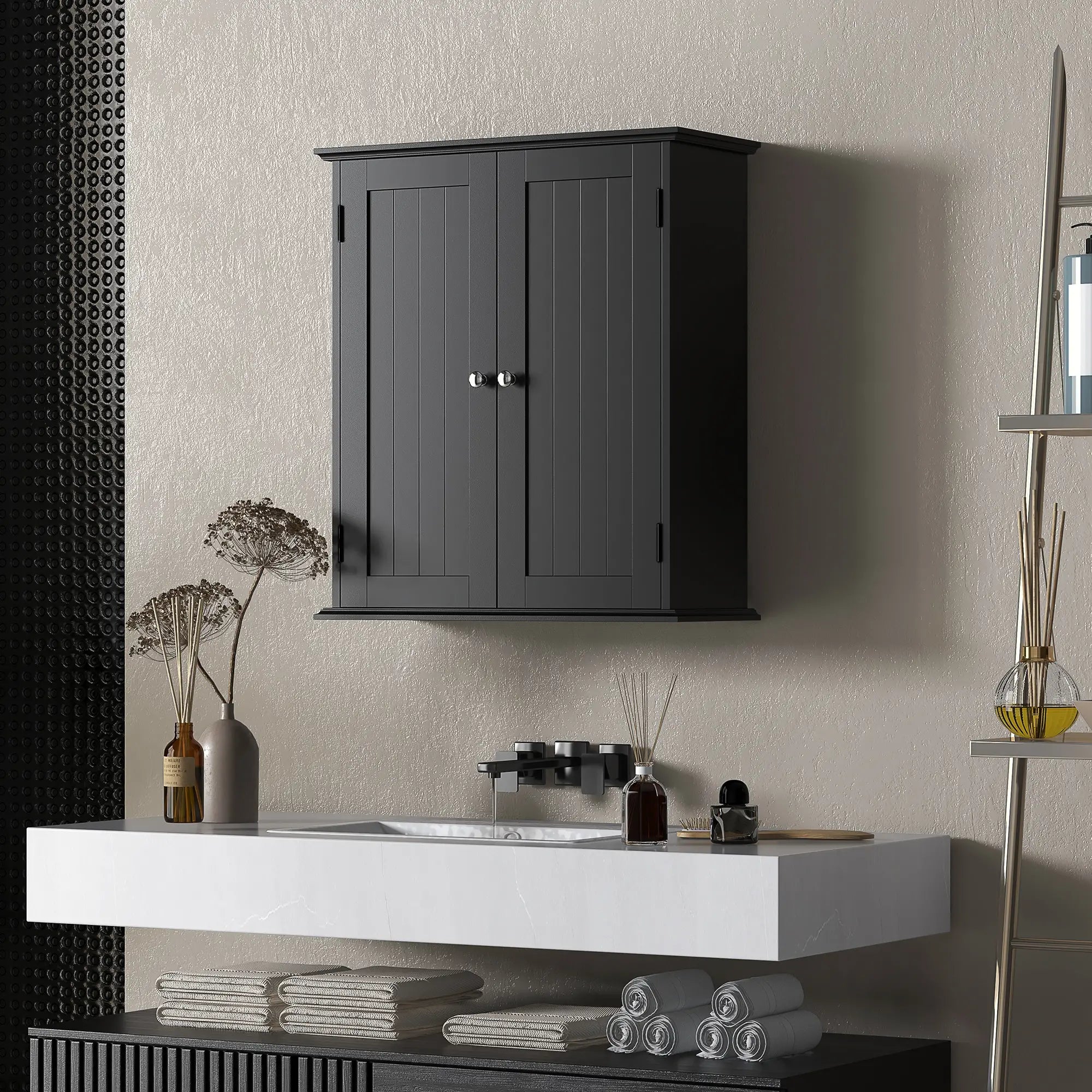 Bathroom Medicine Cabinet, 2 Doors, Adjustable Shelf, Over Toilet Wall Mounted Cabinets at Gallery Canada