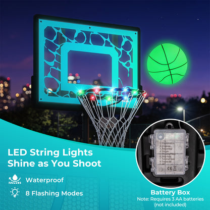 LED Pool Basketball Hoop for Driveway Night Training Sport Equipments at Gallery Canada