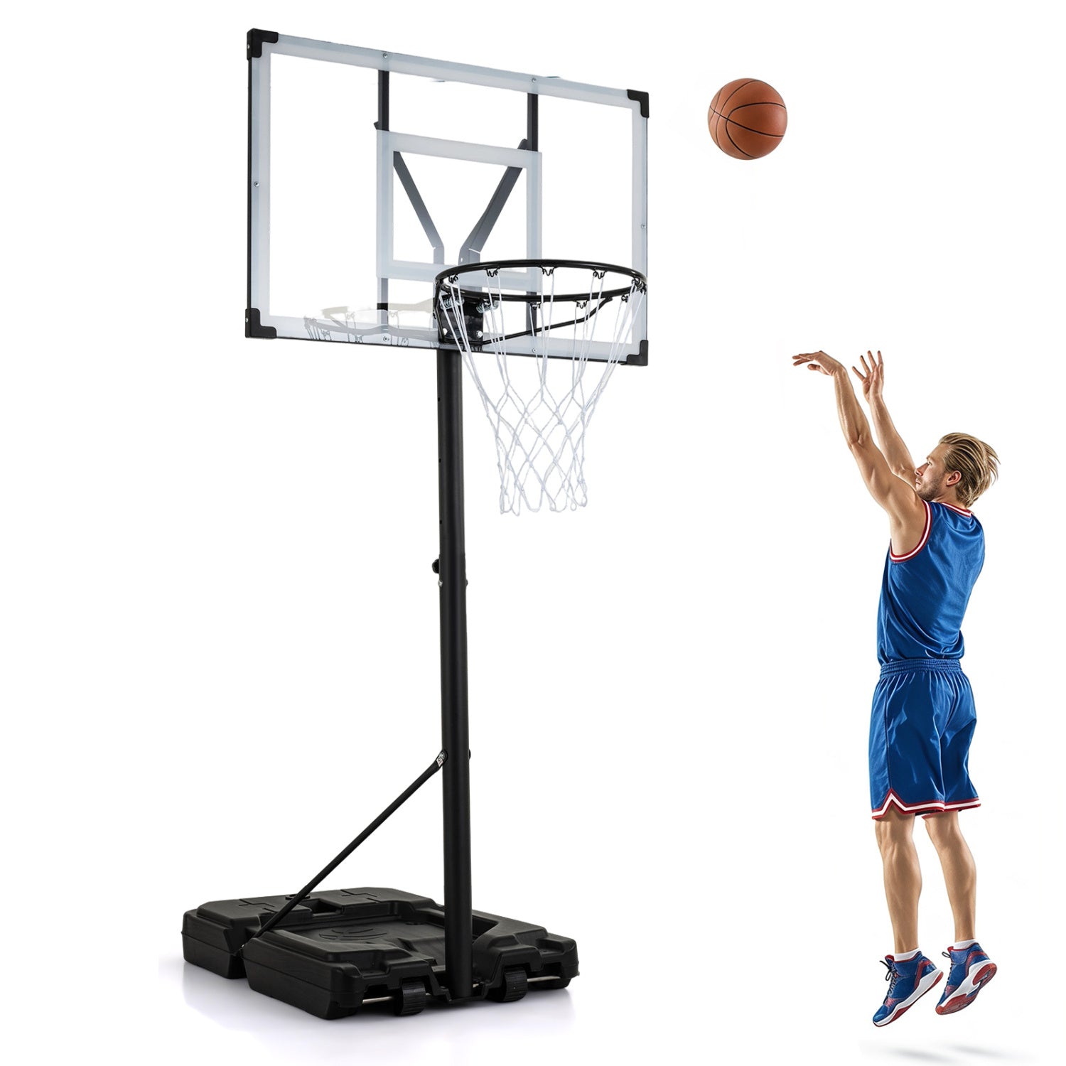 Portable Basketball Hoop, 4.43-10 Ft Adjustable Sport Equipments at Gallery Canada