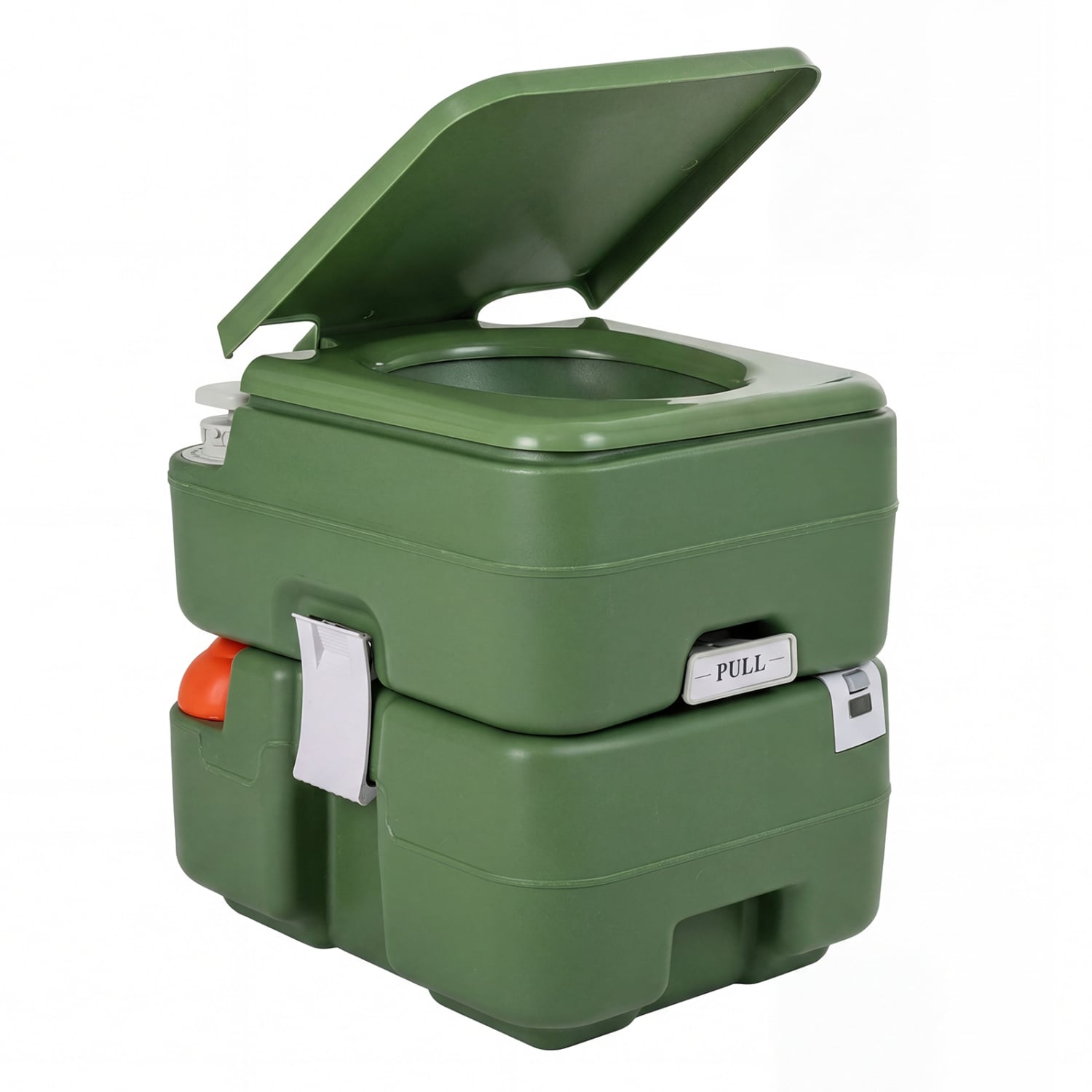 Portable Camping Toilet, 22 L Detachable Waste Tank, Green Portable Toilets & Showers at Gallery Canada