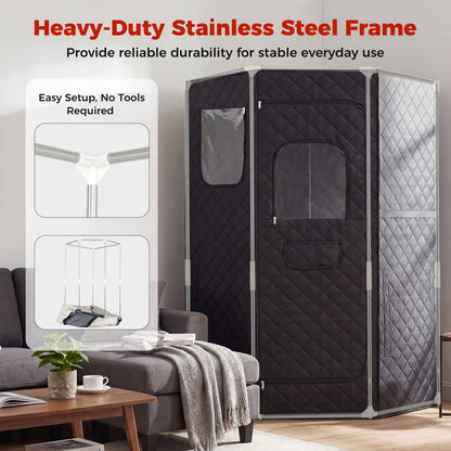 Portable Far Infrared Sauna Box Tent, Black Sauna at Gallery Canada
