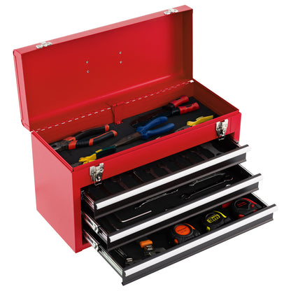 Portable Garage Tool Cabinet, 3 Drawers, Black Red Garages at Gallery Canada