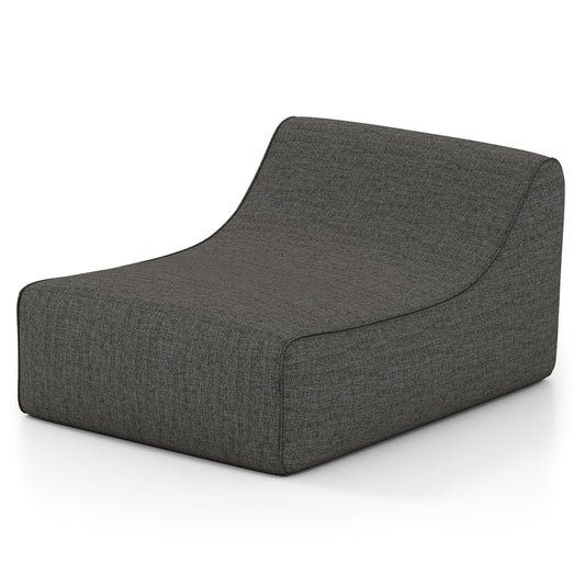 Portable L-Shaped Inflatable Lazy Sofa with Detachable Cover, Gray Sofas & Loveseats Gray at Gallery Canada