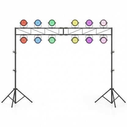 Portable Lighting Truss System Height Adjustable DJ Light Stand with 2 Folding Tripods Outdoor Decor Options at Gallery Canada