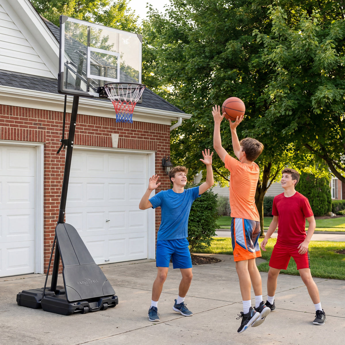 Portable Basketball Hoop, Adjustable Goal System Sport Equipments at Gallery Canada