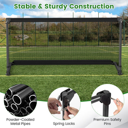 Portable POP Up Toddler Soccer Net with Metal Frame-L, Black Sport Equipments at Gallery Canada