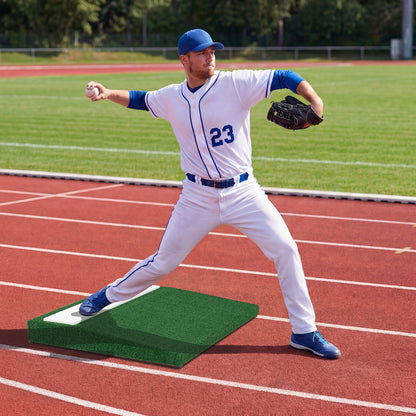 Portable Pitching Mound With Baseball Pitching EVA Carry Handle Golf at Gallery Canada