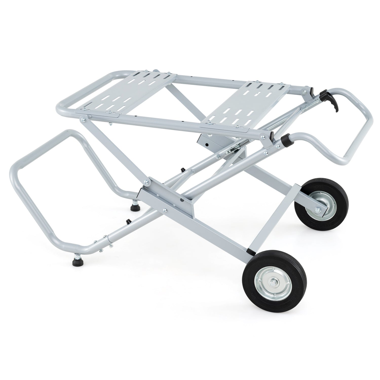 Portable Table Saw Stand, Heavy Duty, 8-Inch Rubber Wheels, Silver Garages at Gallery Canada