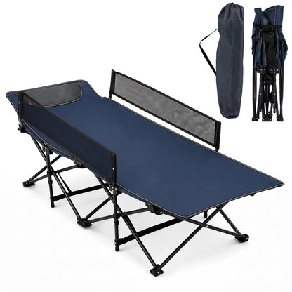 Portable Travel Toddler Cot Bed, Navy Camping Furniture Navy at Gallery Canada