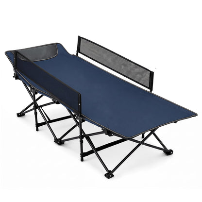 Portable Travel Toddler Cot Bed, Navy Camping Furniture at Gallery Canada