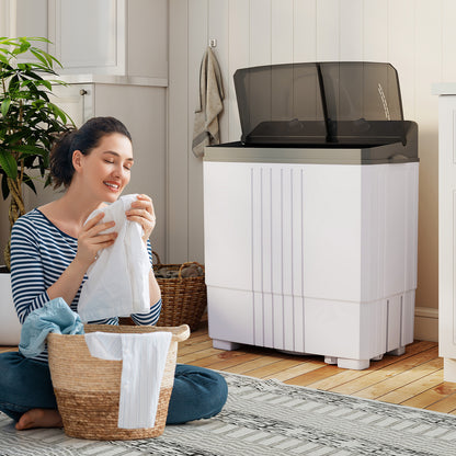 Portable Washing Machine, Built-in Drain Pump, Gray Washing Machines at Gallery Canada