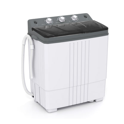 Portable Washing Machine, Built-in Drain Pump, Gray Washing Machines at Gallery Canada