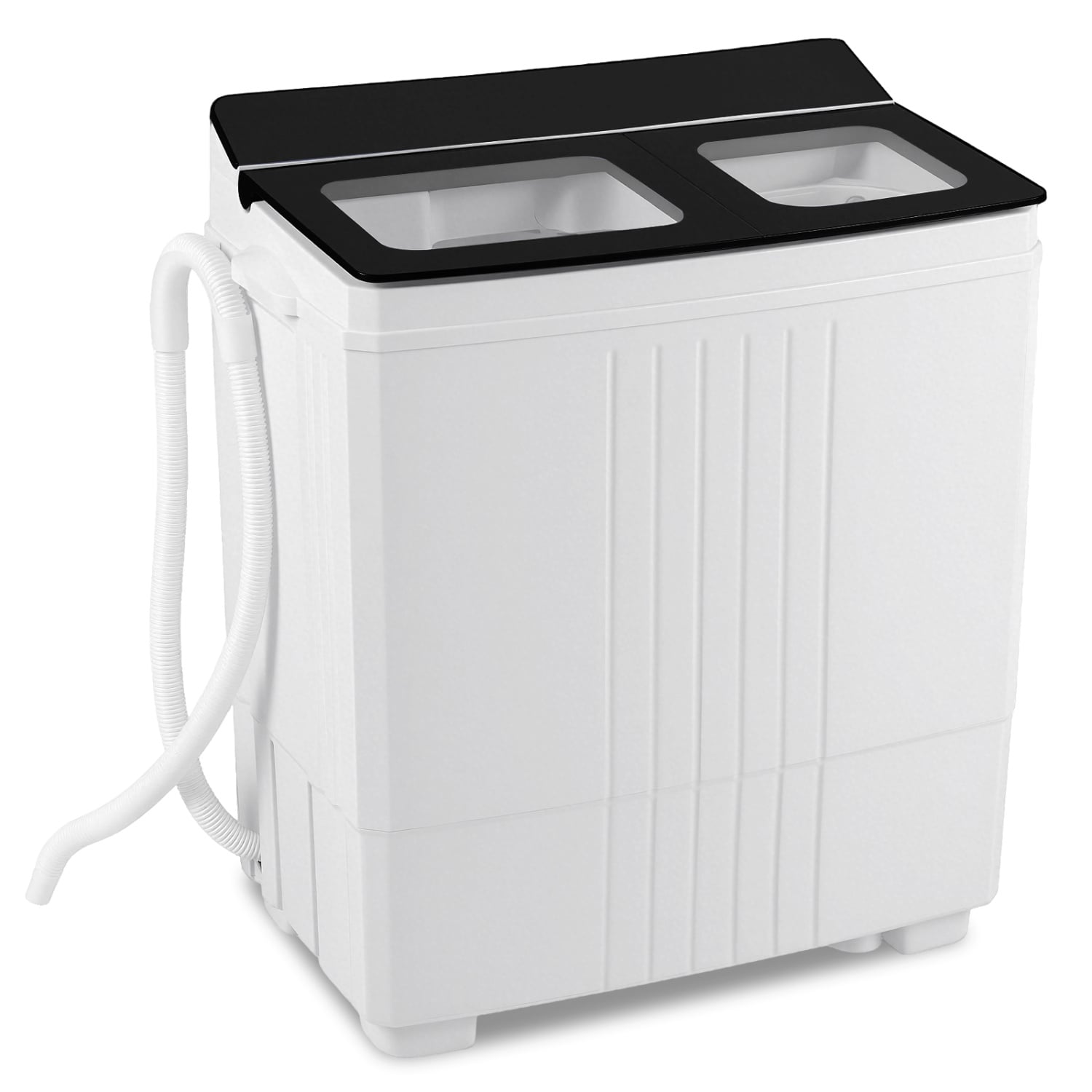 Portable Washing Machine, 12 LBS Washer 8 LBS Spinner, Black Washing Machines at Gallery Canada