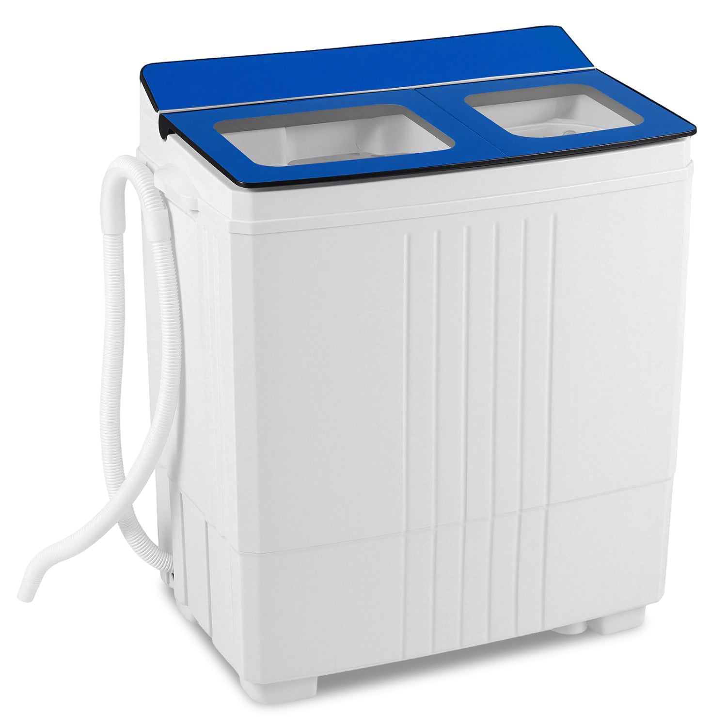 Portable Washing Machine 18 lbs Mini Laundry Machine with 11 LBS Washer, Blue Washing Machines Blue at Gallery Canada