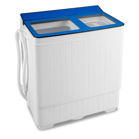 Portable Washing Machine with 18 LBS Washer and 8 LBS Spinner Combo, Blue Washing Machines Blue at Gallery Canada