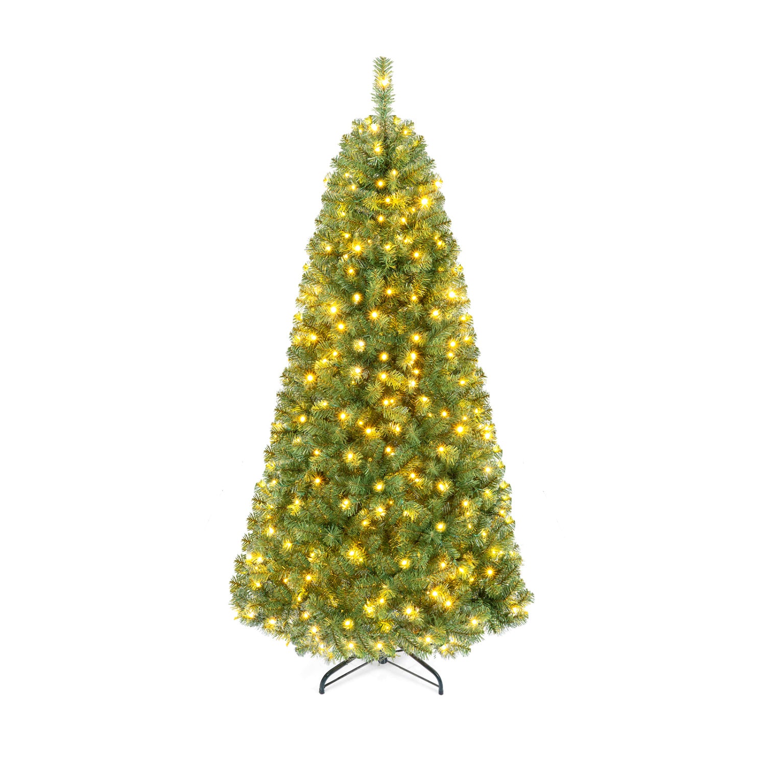 Pre-Lit Artificial Christmas Tree, 6 Ft, Green Christmas Tree Green at Gallery Canada